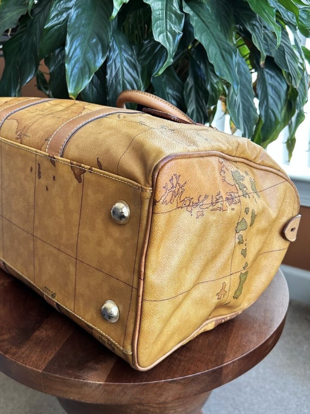 ALVIERO MARTINI Geo Classic Duffle Bag, Honey Tan - Picture 11 of 13